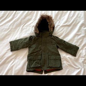 NWT 9-12M H&M Green Winter Coat